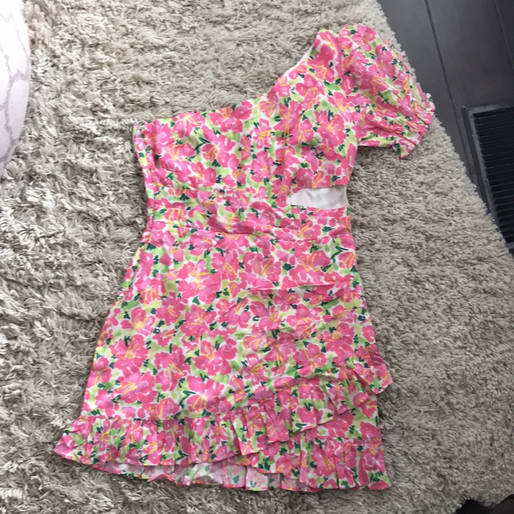 One Shoulder Dress - Picture 3 of 6